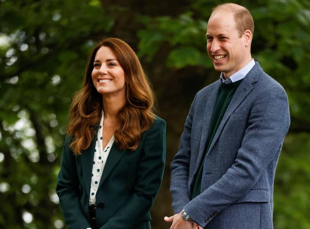 The Duke and Duchess of Cambridge on a recent trip to Edinburgh. PIC: Phil Noble/Getty.