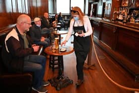 Scots will be able to drink inside pubs from May 17.