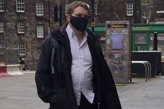 Daniel Hooton, 31, pictured outside Edinburgh Sheriff Court earlier this year.