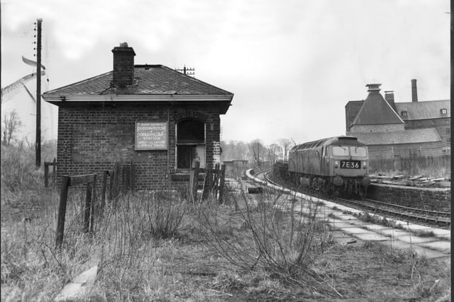 The disused Duddingston & Craigmillar station, pictured in 1972.
