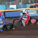 Craig Cook stormed to 14 points in his first meeting back for the Monarchs. Picture: Jack Cupido.