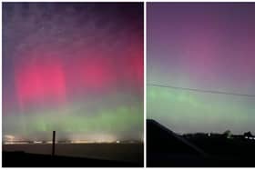 The aurora borealis were visible across parts of Scotland last night – and they could be seen again tonight. Photos: Evelyn S and Lisa Ferguson.