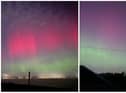 The aurora borealis were visible across parts of Scotland last night – and they could be seen again tonight. Photos: Evelyn S and Lisa Ferguson.