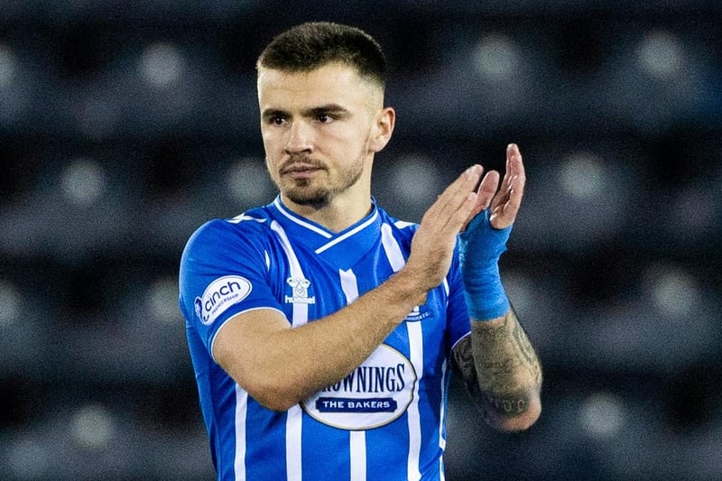 Kilmarnock. Minutes played = 1978. Chances created per 90mins = 1.37. Expected assists per 90mins = 0.13.