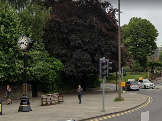 The clock has been a Morningside landmark since 1910.  Picture: Google Streetview