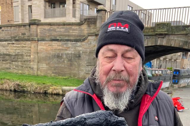 Magnet fisherman John Robertson raised the alarm after making the terrifying discovery.