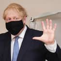 Prime minister Boris Johnson wears a face mask as he visits Tollgate Medical Centre in Beckton on July 24, 2020 in London, England. (Photo by Jeremy Selwyn - WPA Pool/Getty Images)