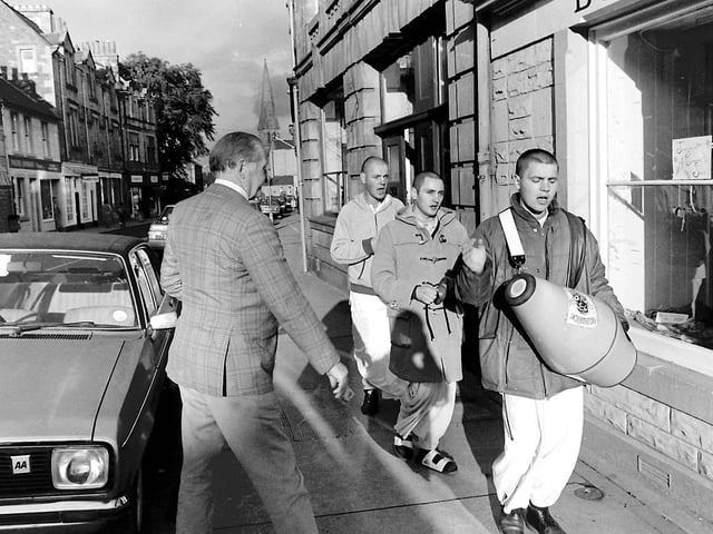 Hare Krishna in Selkirk, September 1988.
