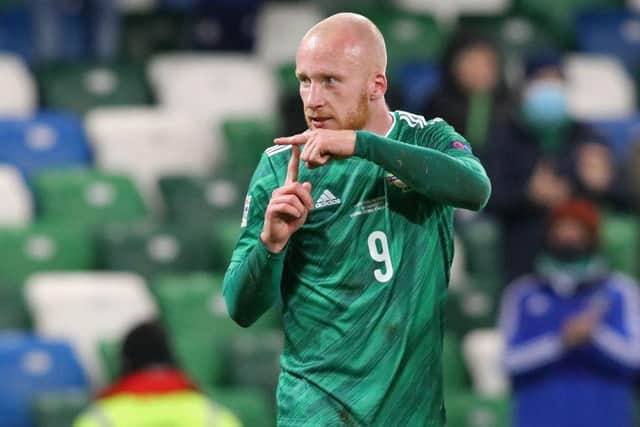 Liam Boyce has taken a break from international football. (Photo by PAUL FAITH/AFP via Getty Images)