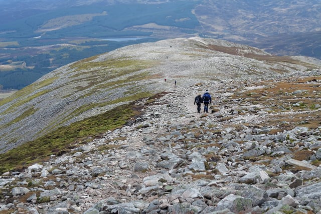 There is a 'tourist trail' that runs straight to the top of the 'Fairy Hill of the Caledonians', making this one of the most straightforward Munros to ascend.