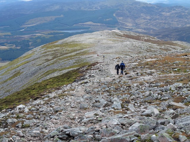 There is a 'tourist trail' that runs straight to the top of the 'Fairy Hill of the Caledonians', making this one of the most straightforward Munros to ascend.