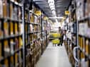 Amazon is to create more than 1,000 apprenticeships across its UK operations which include a major fulfilment centre in Dunfermline, pictured above, pre-Covid. Picture: Jane Barlow/PA