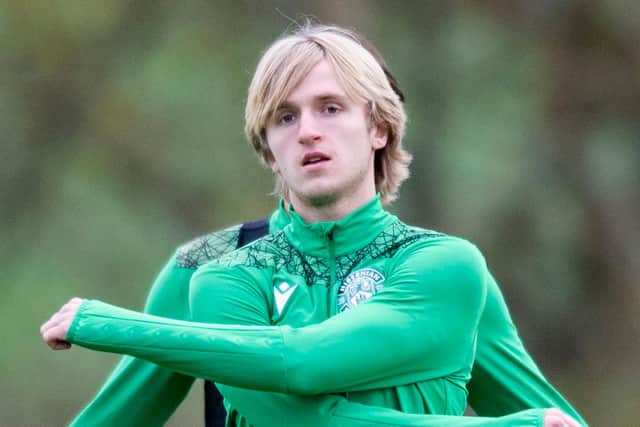 Thomas Roberts in back in the USA after completing his trial spell with Hibs