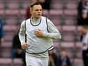 Hearts striker Lawrence Shankland is a doubt for the Scottish Cup match against Celtic. Picture: SNS