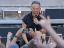 Bruce Springsteen got up close to his fans while performing in Edinburgh with the E Street Band.