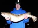 Colin Hay with a 13lb cod from near Crail.