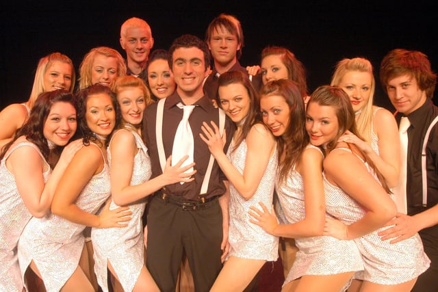 Cast members from the Midlands Acadamy of Dance and Drama pictured at a rehearsal for a 2006 performance at Mansfield's Palace Theatre
