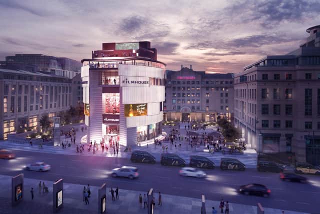 The new Filmhouse will be built in Edinburgh's Festival Square if it gets planning permission (Picture: Richard Murphy Architects)