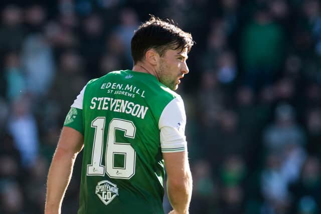 Lewis Stevenson, stand-in Hibs captain, was heartened by a more threatening attacking display against Motherwell