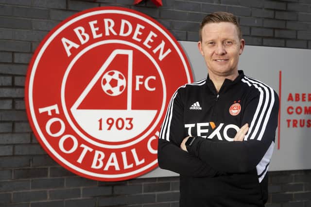 Barry Robson has been confirmed as Aberdeen manager until the end of the season “initially”. Picture: Alan Harvey / SNS