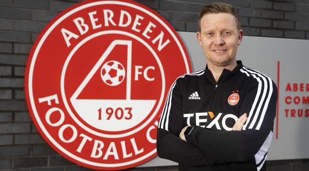 Barry Robson has been confirmed as Aberdeen manager until the end of the season “initially”. Picture: Alan Harvey / SNS