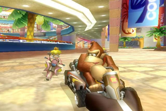 Mario Kart Wii track Coconut Mall is one of 48 remastered tracks set to be released over the next two years in Mario Kart 8 Deluxe Booster Course Pass DLC. (Image credit: IGDB/Nintendo)