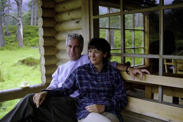 Ghislaine Maxwell with Jeffrey Epstein. (Picture credit: US Department of Justice/PA Wire)