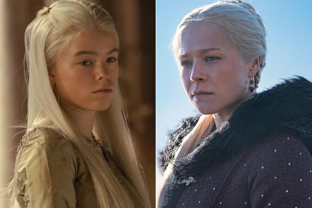 Princess Rhaenyra Targaryen will switch from being played by Milly Alcock to Emma D'Arcy. Rhaenyra is a child at the beginning of House of the Dragon, but when Emma D'Arcy takes over she will have a number of children, so it makes sense to use an older actress.