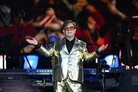 Elton John closes out the Glastonbury Festival on Sunday in what was billed as his final UK performance