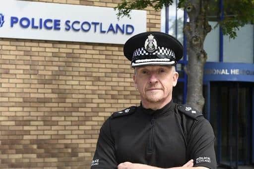 Chief Superintendent Sean Scott, Divisional Commander for Edinburgh.