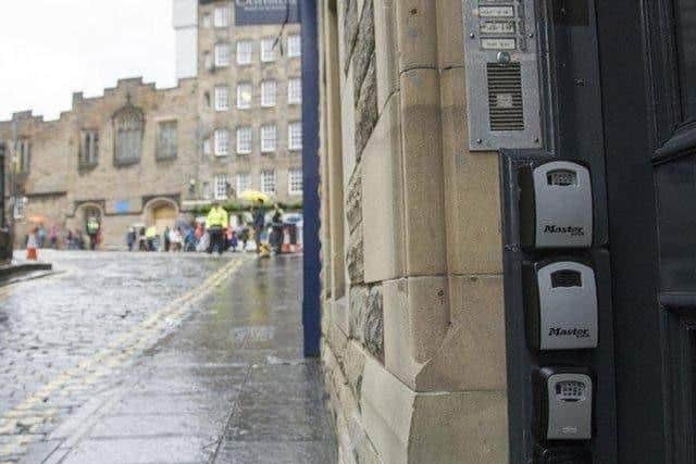 Keylocks are a familiar sight across Edinburgh, which critics say has been blighted by the number of short-term let properties.