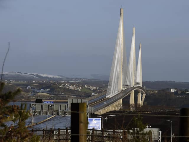 The Queensferry Crossing has been closed twice this year because of ice build up. Picture: Lisa Ferguson