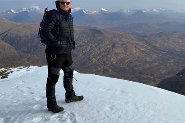 Mr Moloney has been climbing Munros to prepare for the mammoth hike.