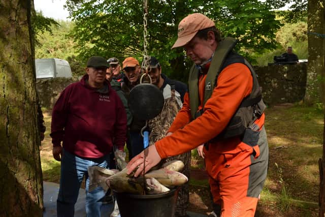 Flashback to the weigh-in at the Scierra Pairs heat at Glencorse last summer.