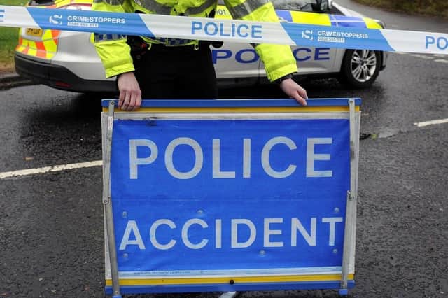 Drivers are being warned of heavy traffic after a crash on a major road on the outskirts of Edinburgh on Monday morning.