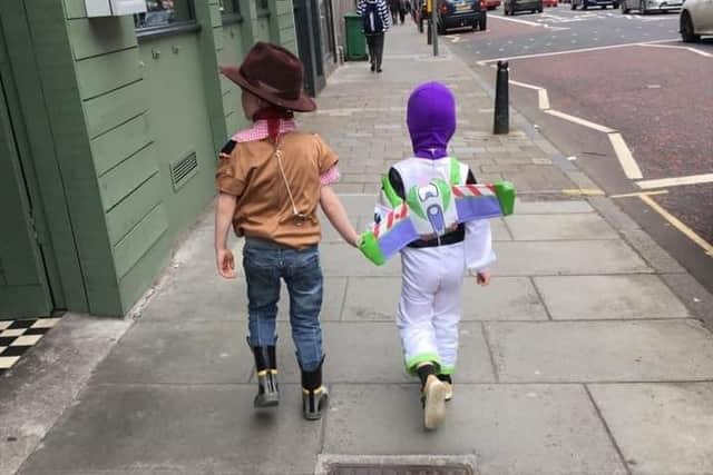 Kirsty Innes shared this photo of her film-loving sons.