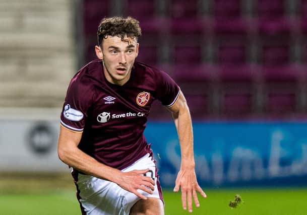 Hearts midfielder Andy Irving is chasing a starting place.