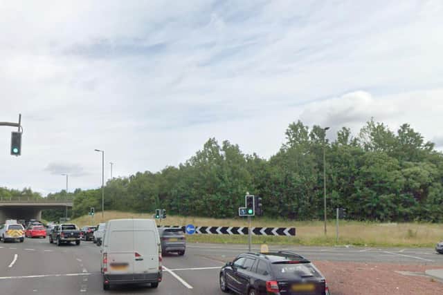 The AA reported 'heavy traffic' at Hermiston Gait roundabout due to a power outage.