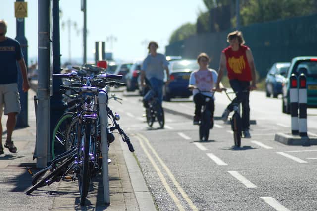 Cyclists in Edinburgh are being given more space to travel by the council