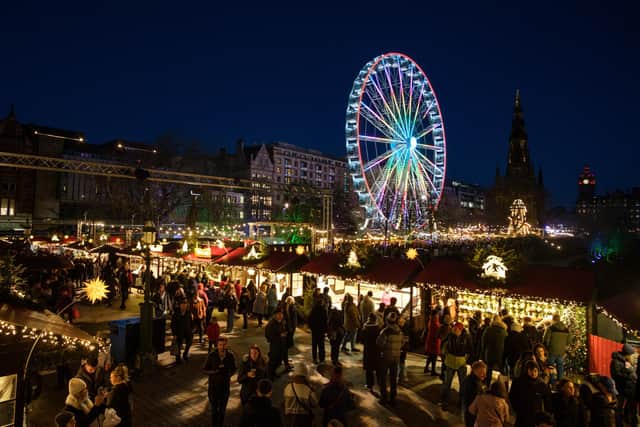 Edinburgh’s Christmas celebrations will run Friday, November 17, 2023 – Saturday, January 6, 2024.