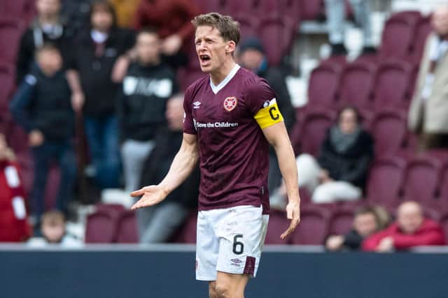 Christophe Berra is aiming to play for as long as he can as he targets a Hearts revival. Picture: SNS