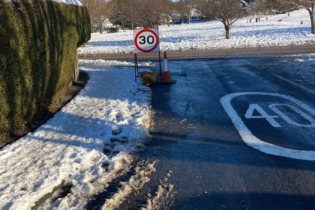 The speed limit is being cut as part of the Spaces for People programme