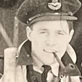 Jock Heatherill, looking dashing in his RAF uniform