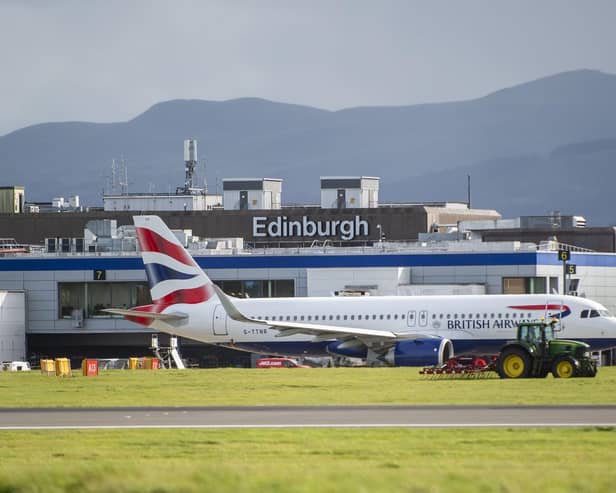 Stock photo of Edinburgh Airport by Lisa Ferguson.