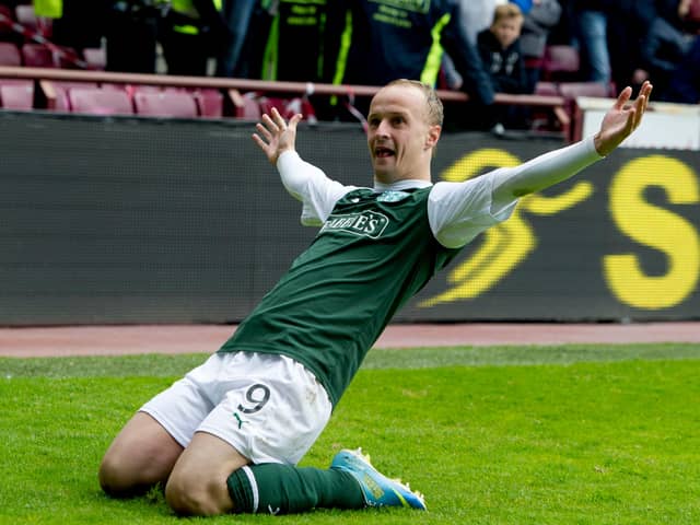 Leigh Griffiths has hailed Tynecastle as having the best atmosphere in Scotland. Picture: SNS