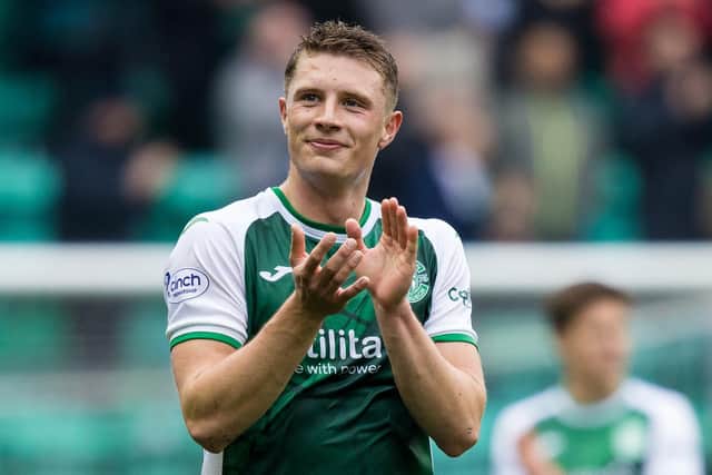 Will Fish spent last season on loan at Hibs from Manchester United and boss Lee Johnson wants him back.