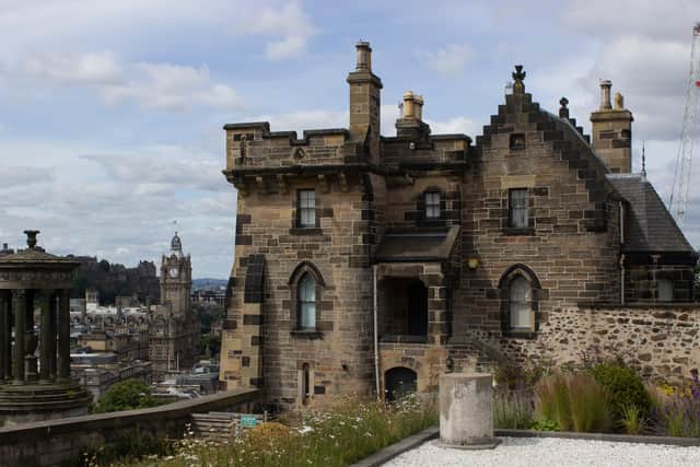 The Old Observatory House on Edinburgh's Calton Hill dates back to 1776.