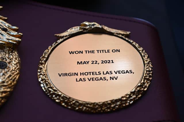 Josh Taylor created history last month in Las Vegas (Picture: John Devlin)