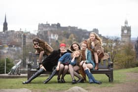 The cast of Our Ladies in Edinburgh