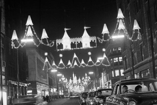 Glasgow Christmas lights, 1960s
